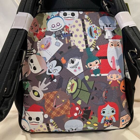 Loungefly The Nightmare Before Christmas Chibi Mini Backpack NWT RARE ❤️Logo NWT - Picture 6 of 7